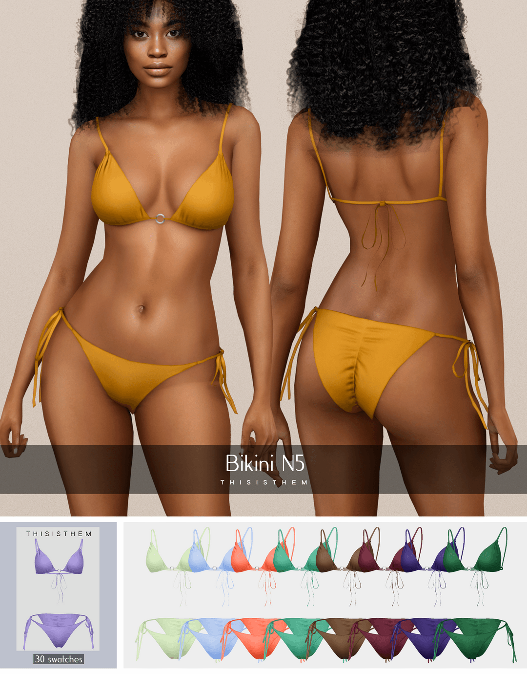 Скриншот мода Купальник-бикини Bikini N5